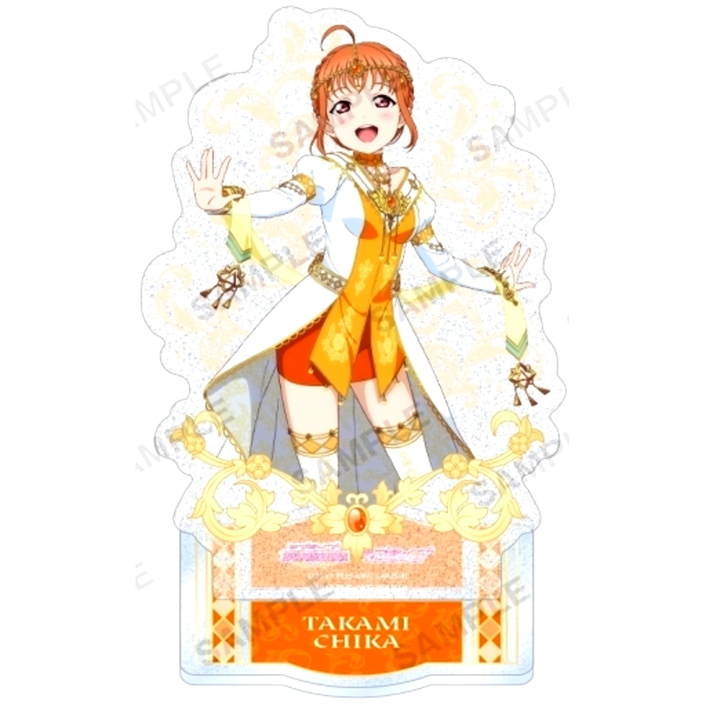 Chika Takami Kirarin Acrylic Stand Aqours Spring Fairy Ver. Love Live! School Idol Festival [USED]