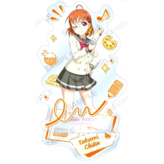 Chika Takami Acrylic Stand Aqours Teacher Ver. Love Live! School Idol Festival [USED]