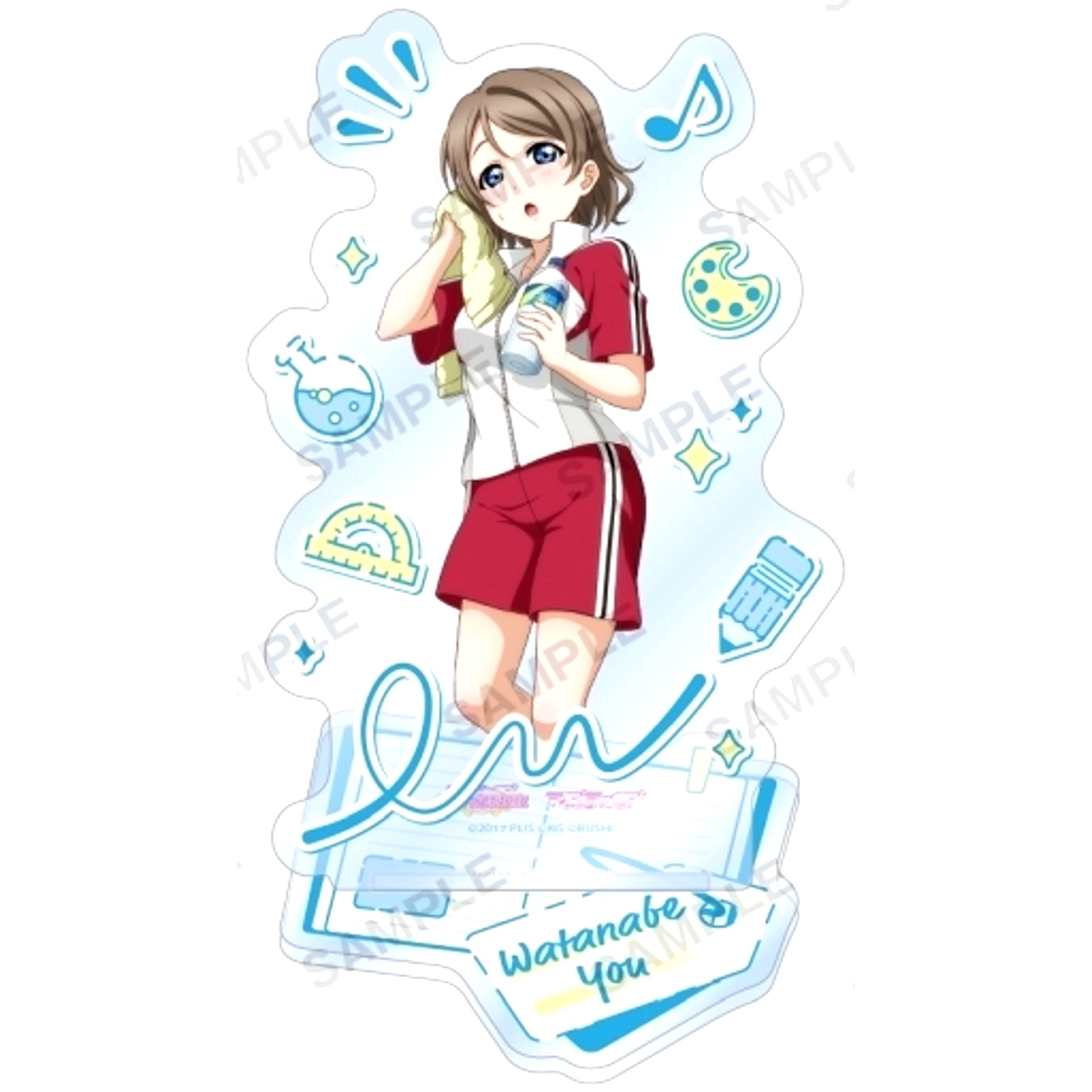 You Watanabe Teacher Ver. Love Live! School Idol Festival Aqours Acrylic Stand [USED]