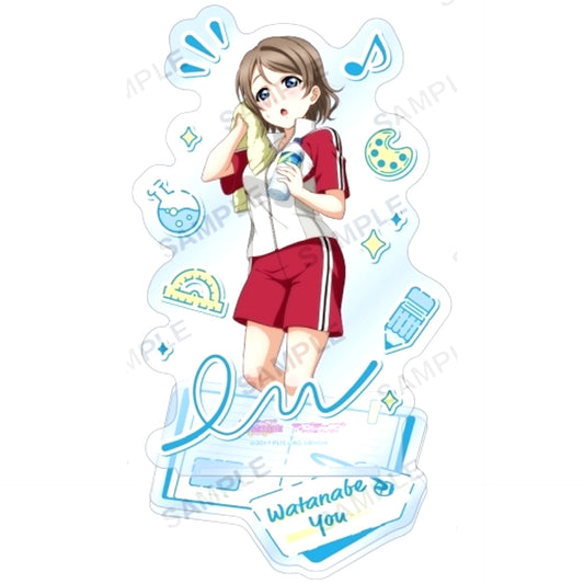 You Watanabe Teacher Ver. Love Live! School Idol Festival Aqours Acrylic Stand [USED]