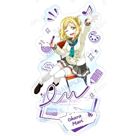 Mari Ohara Acrylic Stand Aqours Teacher Ver. Love Live! School Idol Festival [USED]