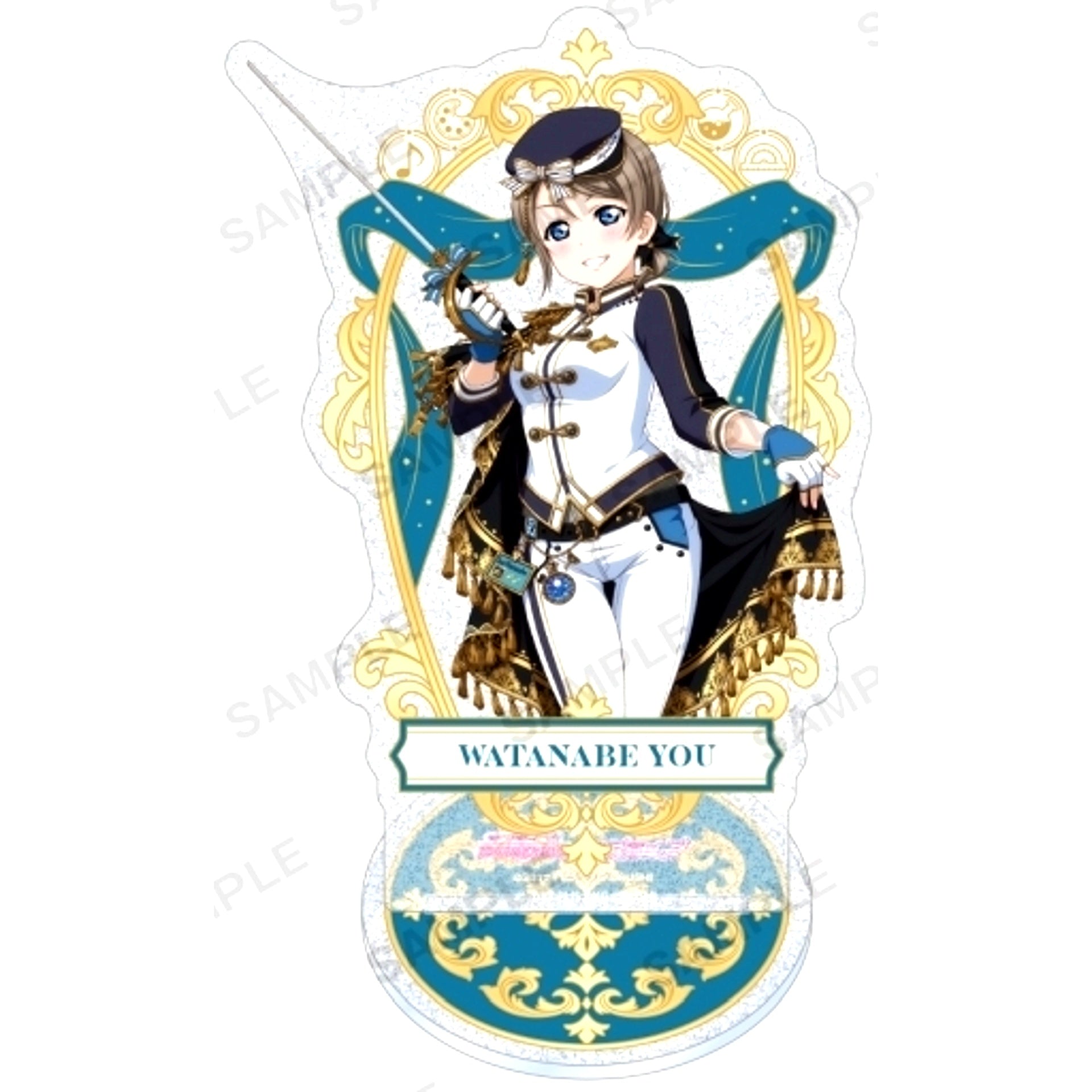 You Watanabe Teacher Ver. Love Live! School Idol Festival Aqours Sparkling Acrylic Stand [USED]