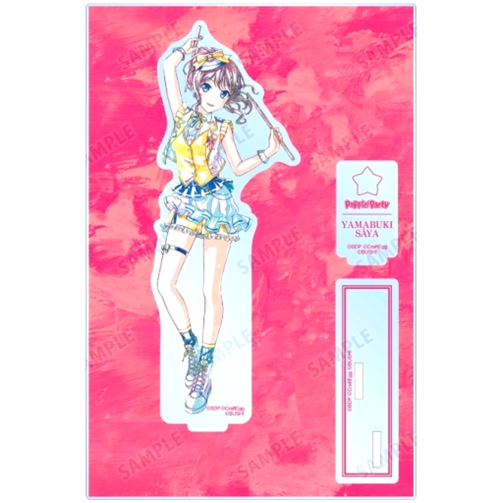 Saaya Yamabuki BanG Dream! Girls Band Party! Ani-Art Vol.5 BIG Acrylic Stand with Parts [USED]