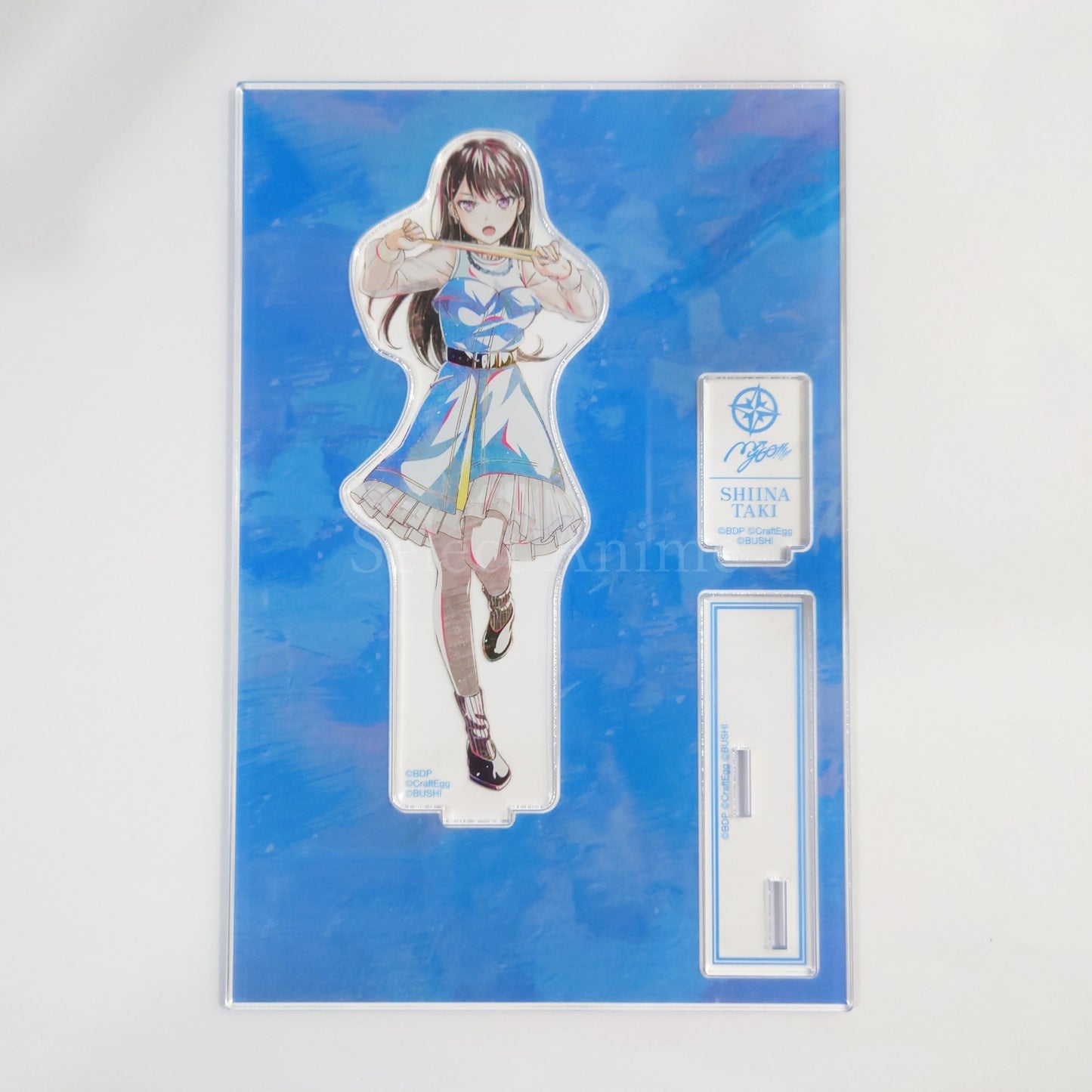 Taki Shiina BanG Dream! Girls Band Party! Ani-Art Part 5 Big Acrylic Stand with Accessories [USED]