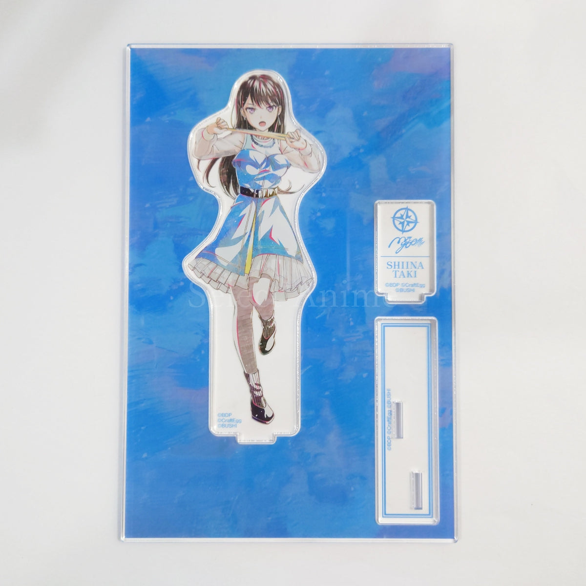 Taki Shiina BanG Dream! Girls Band Party! Ani-Art Part 5 Big Acrylic Stand with Accessories [USED]