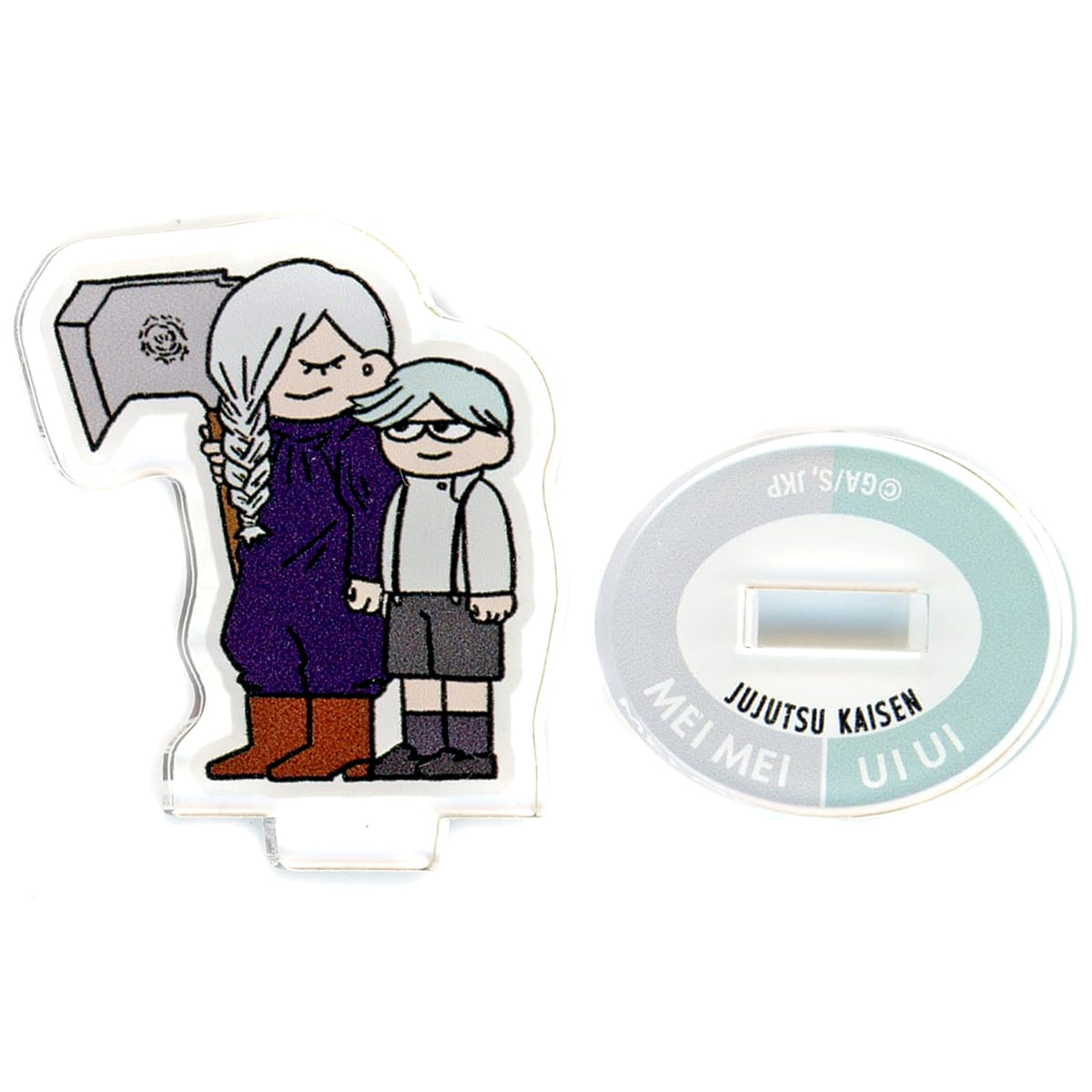 Jujutsu Kaisen Mei Mei & Ui Ui Jirori Trading Mini Acrylic Stand Vol. 3 Jujutsu Kaisen Plaza in Loft Acrylic Stands [USED]