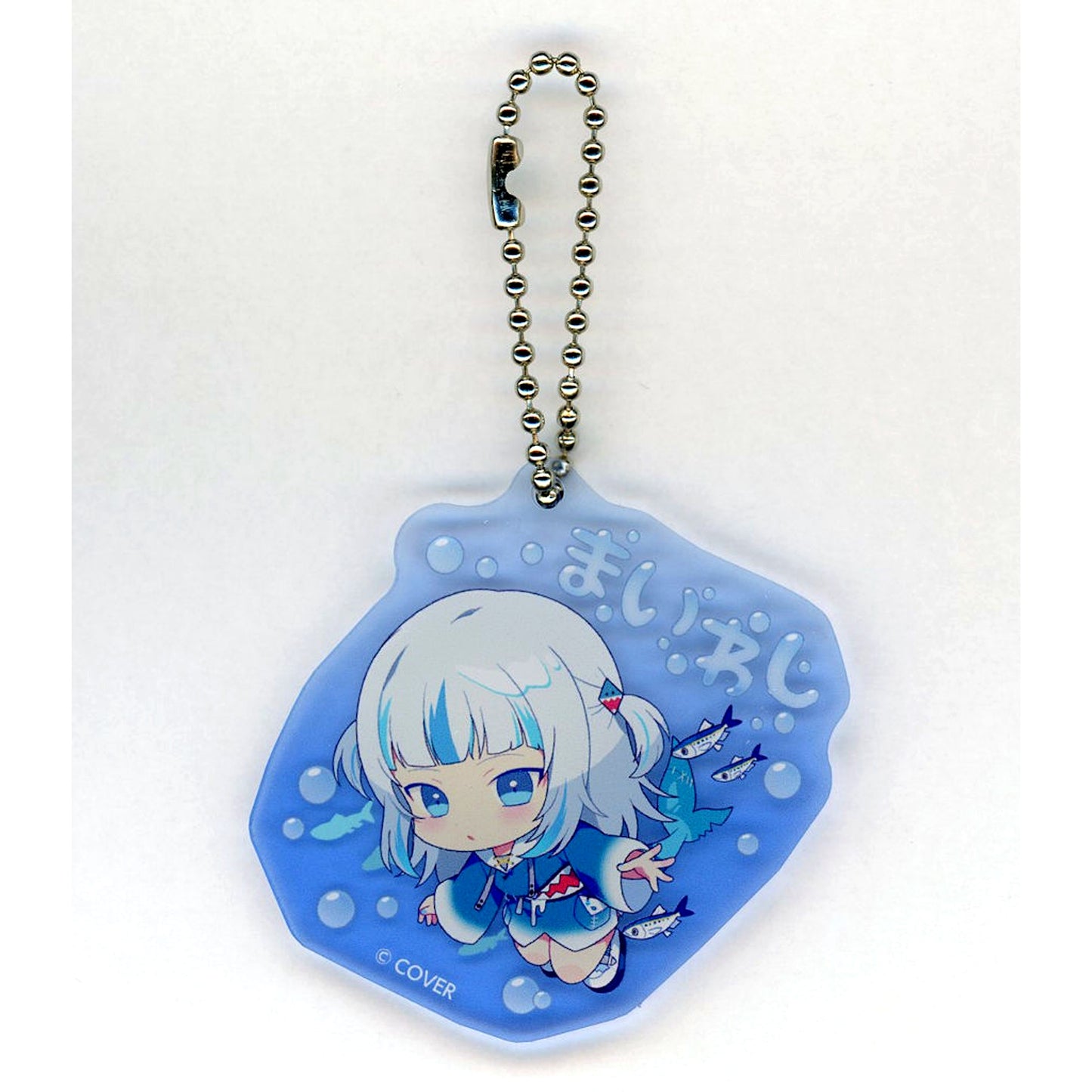 Gawr Gura hololive English Acrylic Keychain Maiwashi x Sendai Umino-Mori Aquarium Gurarium [USED]
