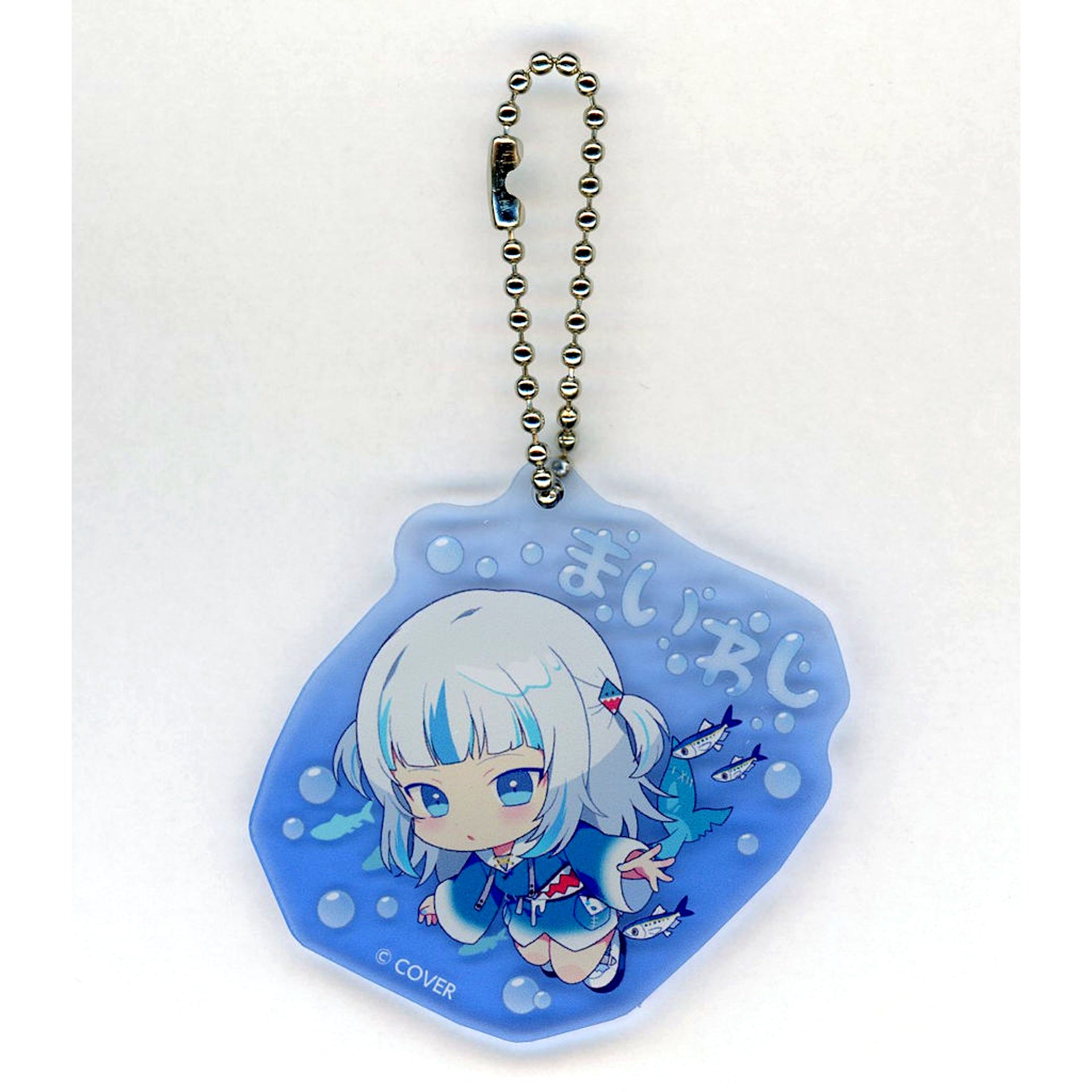Gawr Gura hololive English Acrylic Keychain Maiwashi x Sendai Umino-Mori Aquarium Gurarium [USED]