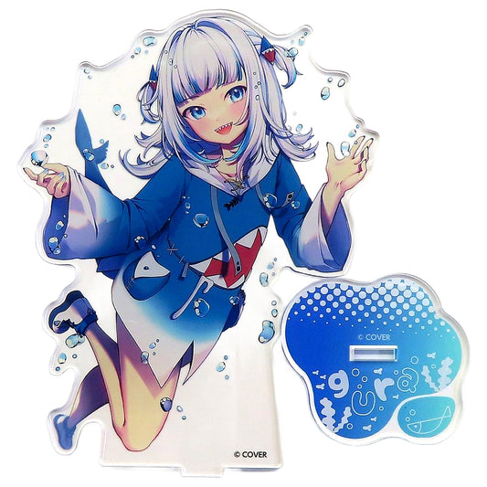 VTuber Hololive English Gawr Gura Key Visual Acrylic Stand B Gawr Gura Gurarium at Sendai Umino-Mori Aquarium Exclusive Acrylic Stands [USED]