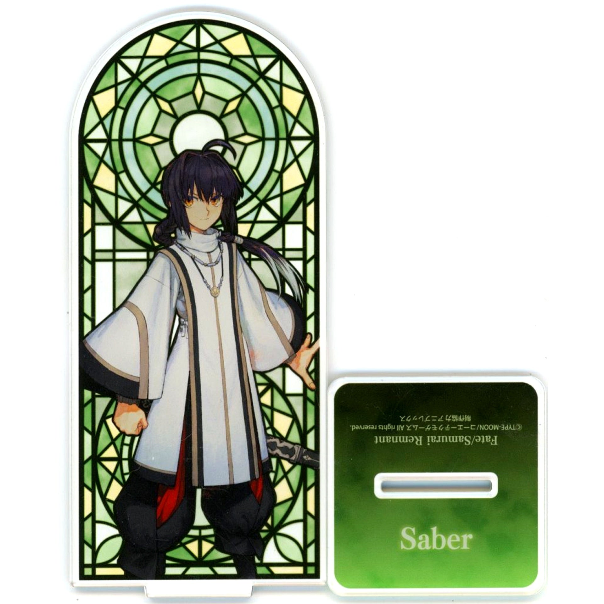 Saber / Yamato Takeru Fate/Samurai Remnant Stained Glass Style Acrylic Stand C103 Goods [USED]