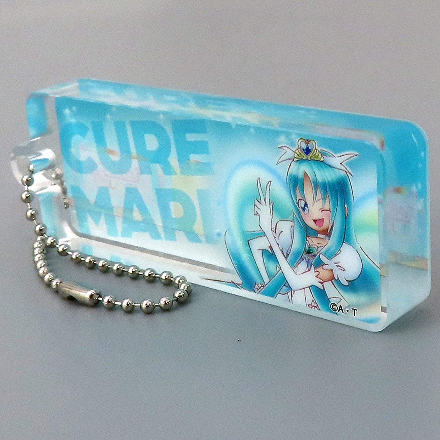 Cure Marine All Precure 20th Anniversary LIVE! Acrylic Block Keychain 2009-2011 [USED]