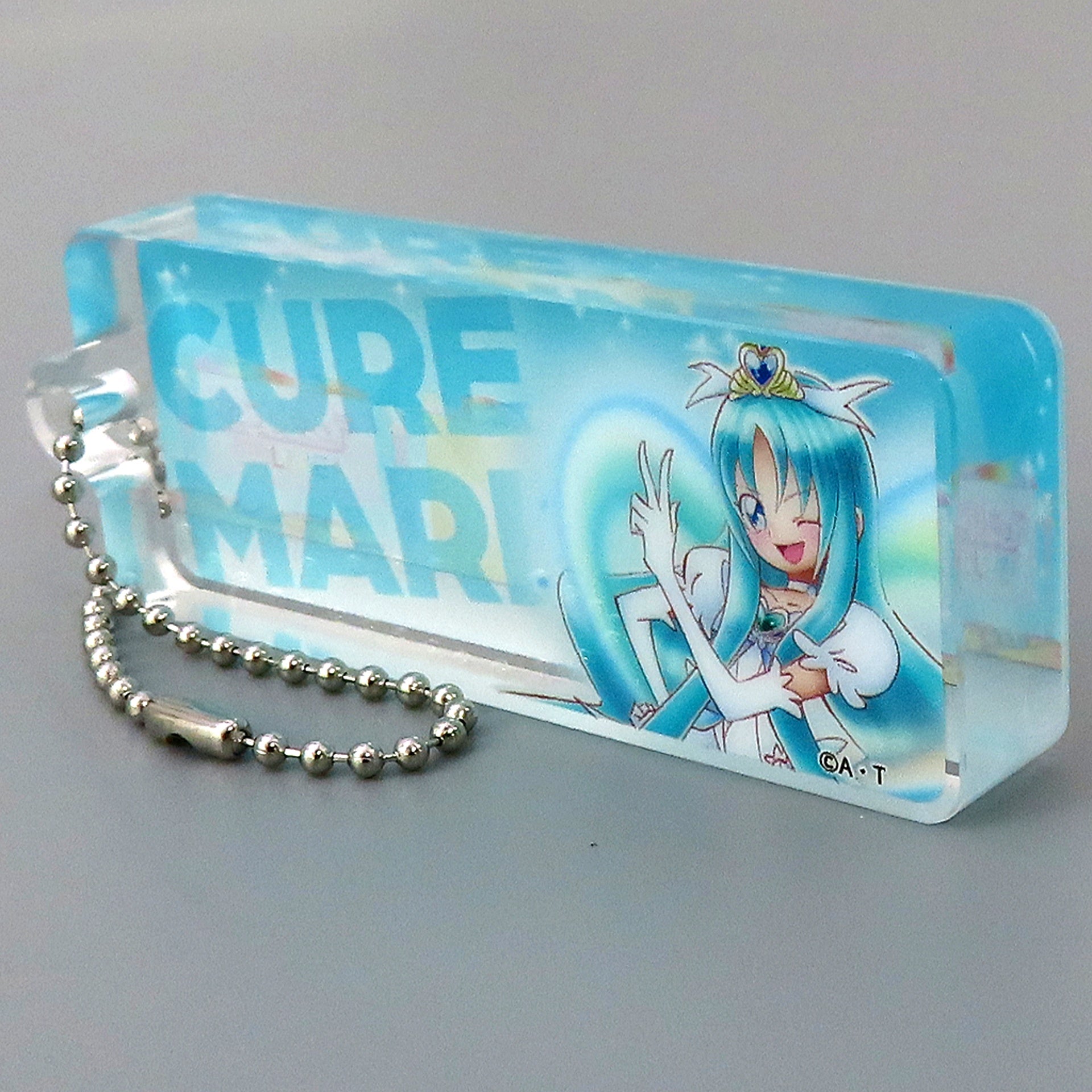 Cure Marine All Precure 20th Anniversary LIVE! Acrylic Block Keychain 2009-2011 [USED]