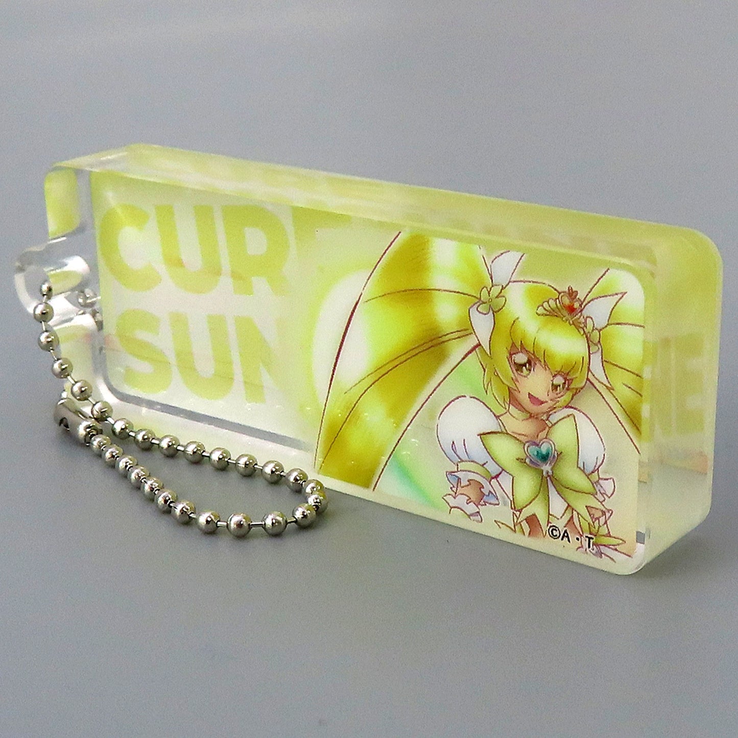 Cure Sunshine All PreCure 20th Anniversary Live! 2009-2011 Acrylic Block Keychain [USED]