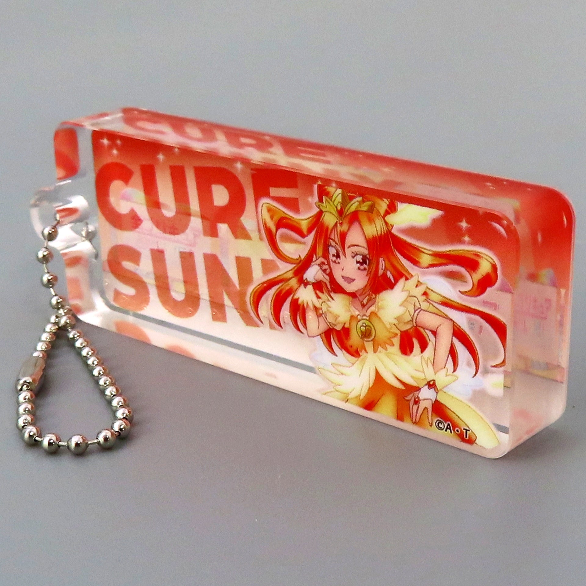 Cure Sunny All PreCure 20th Anniversary LIVE! Acrylic Block Keychain 2012-2014 [USED]