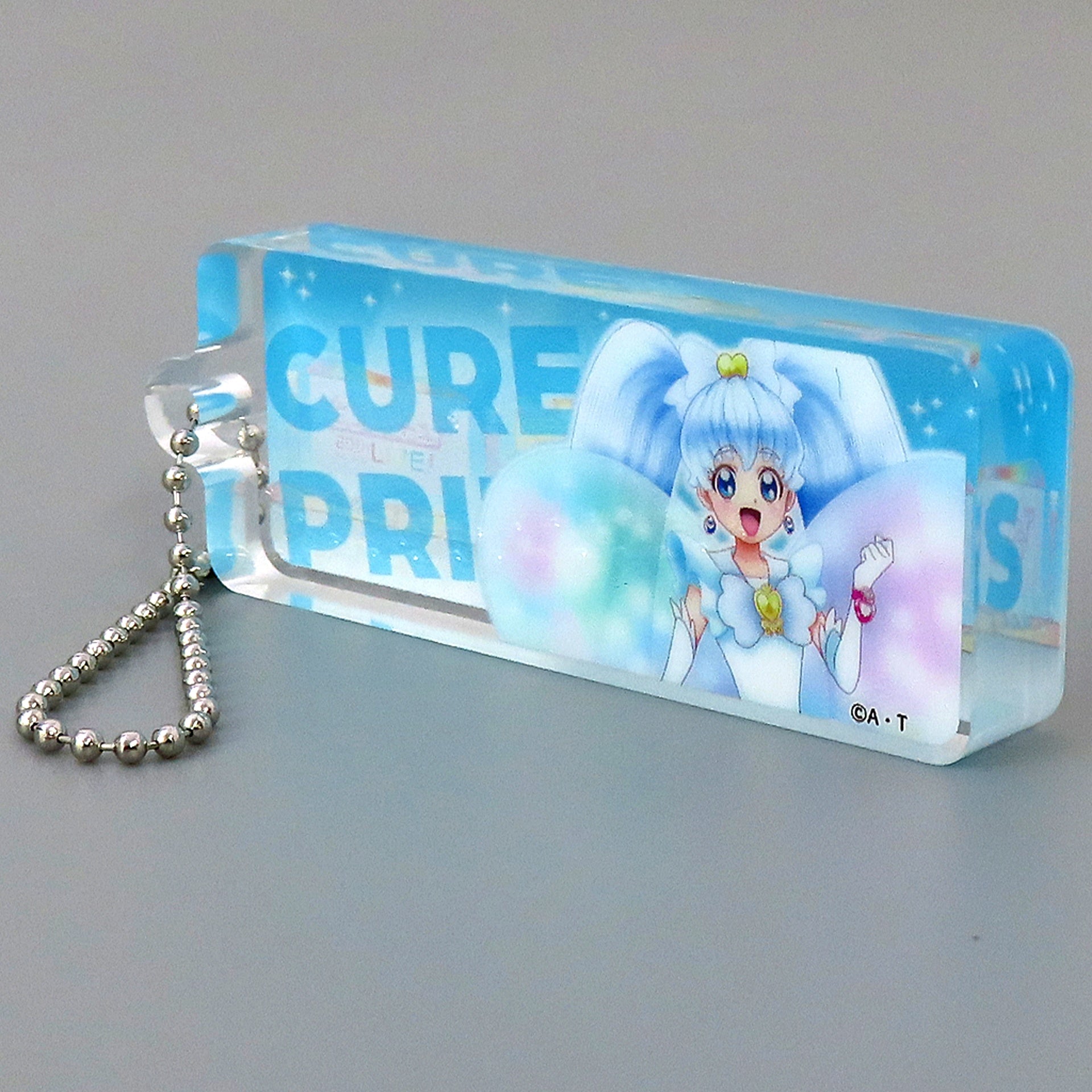 Cure Princess All Precure 20th Anniversary LIVE! Acrylic Block Keychain 2012-2014 [USED]