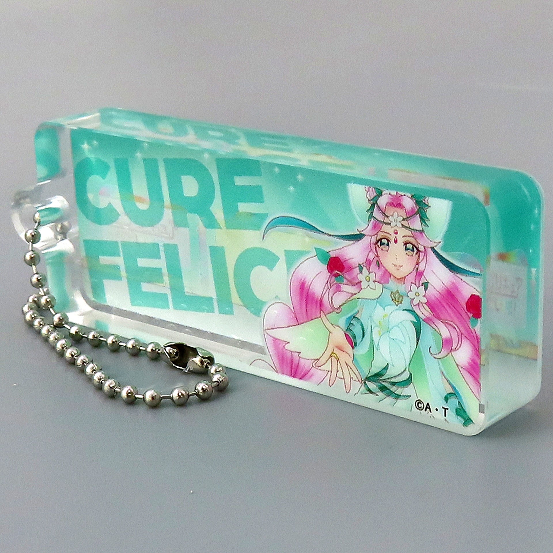 Cure Felice All PreCure 20th Anniversary Live! 2015-2017 Acrylic Block Keychain [USED]