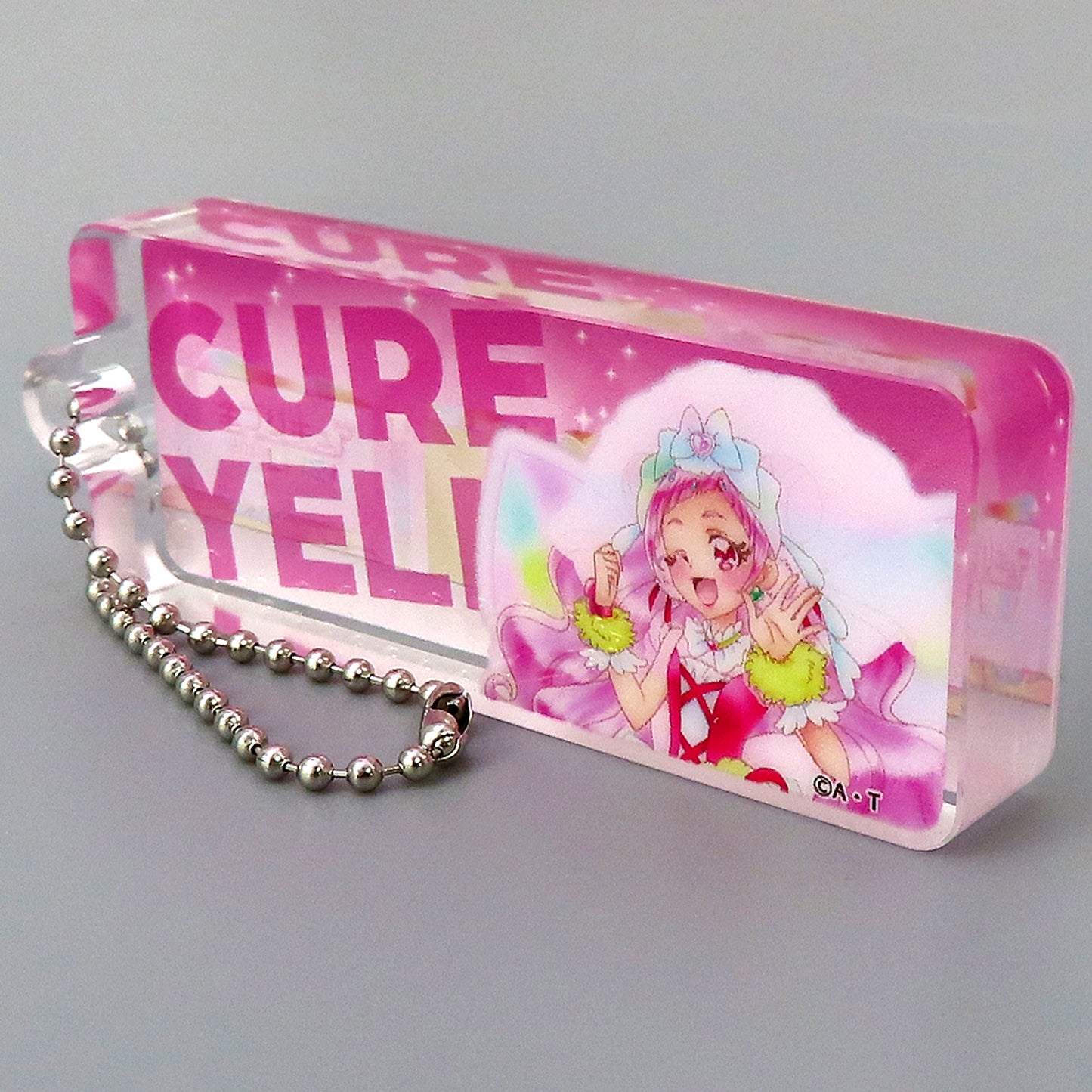 Cure Yell All Precure 20th Anniversary LIVE! Acrylic Block Keychain 2018-2020 [USED]