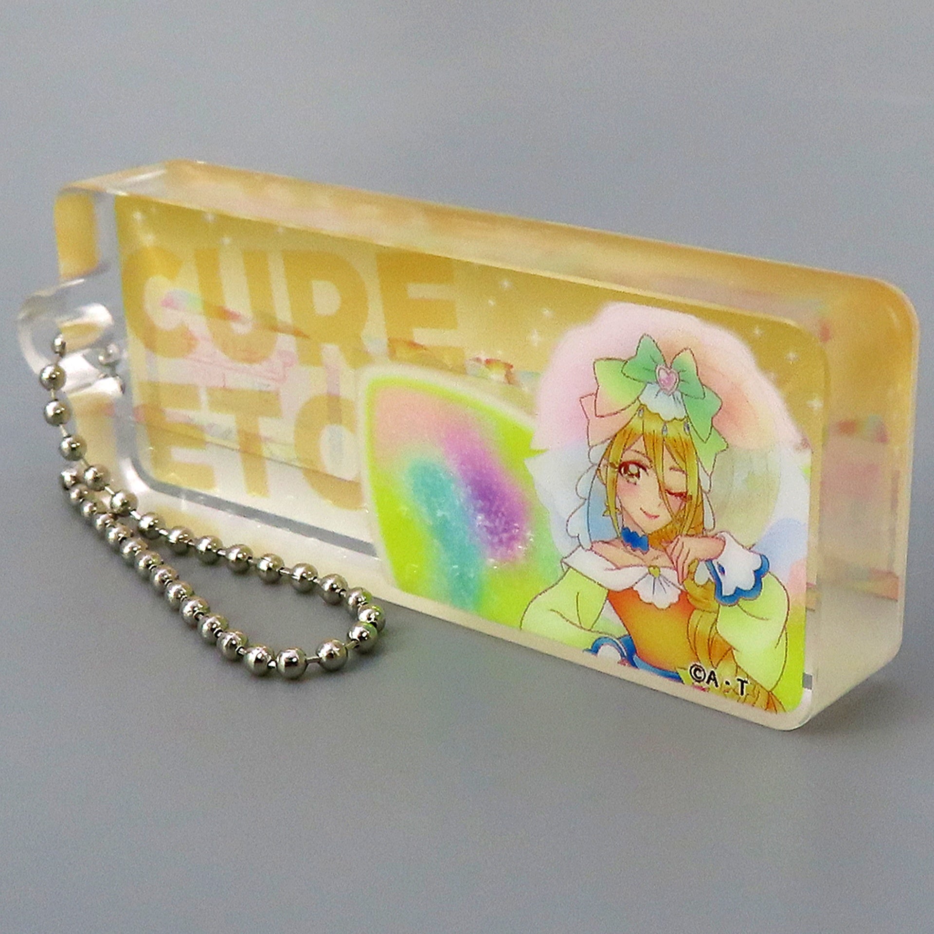Cure Etoile All Precure 20th Anniversary LIVE! Acrylic Block Keychain 2018-2020 [USED]
