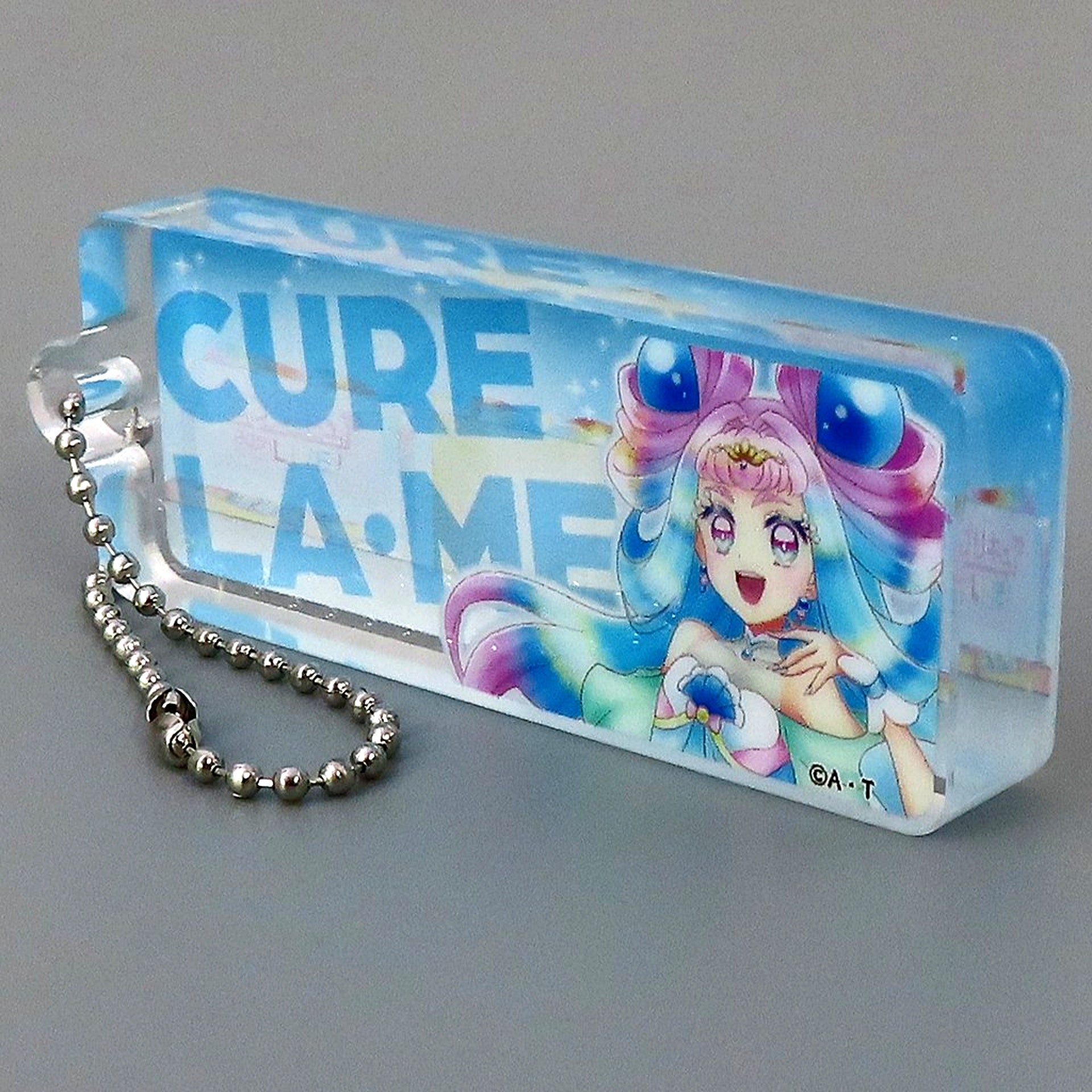 Cure La Mer All Precure 20th Anniversary LIVE! Acrylic Block Keychain 2021-2023 [USED]