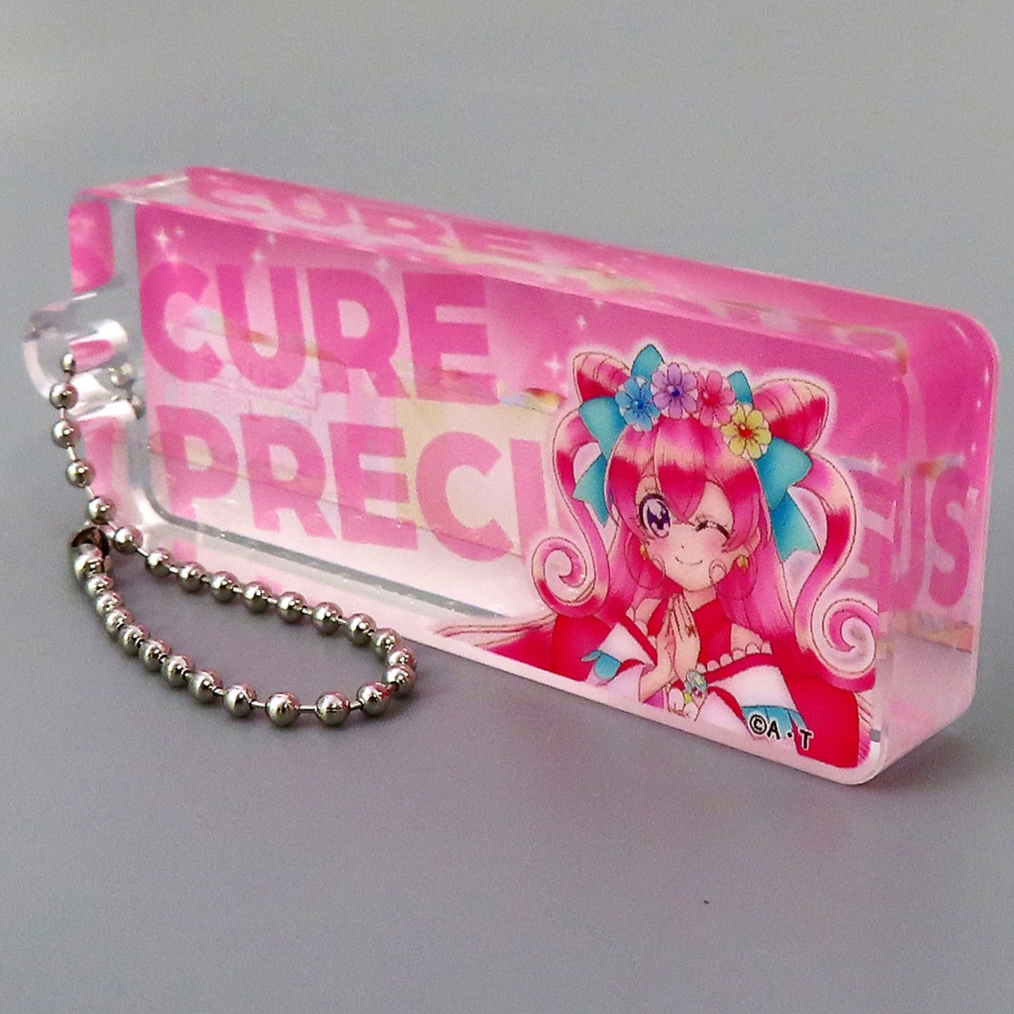 Cure Precious All PreCure 20th Anniversary LIVE! Acrylic Block Keychain 2021-2023 [USED]