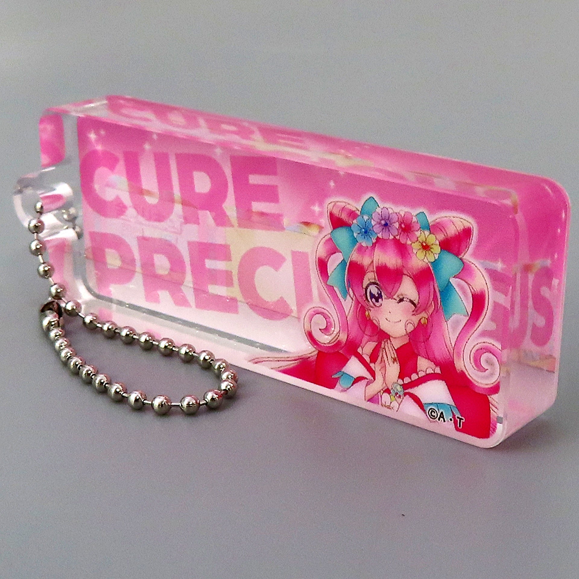 Cure Precious All PreCure 20th Anniversary LIVE! Acrylic Block Keychain 2021-2023 [USED]