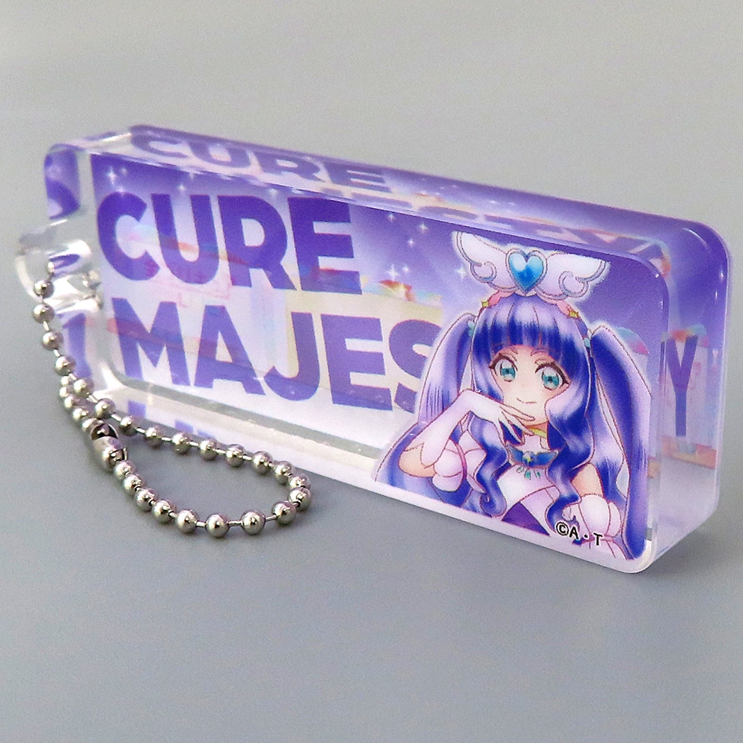 Cure Majesty All PreCure 20th Anniversary LIVE! Acrylic Block Keychain 2021-2023 [USED]