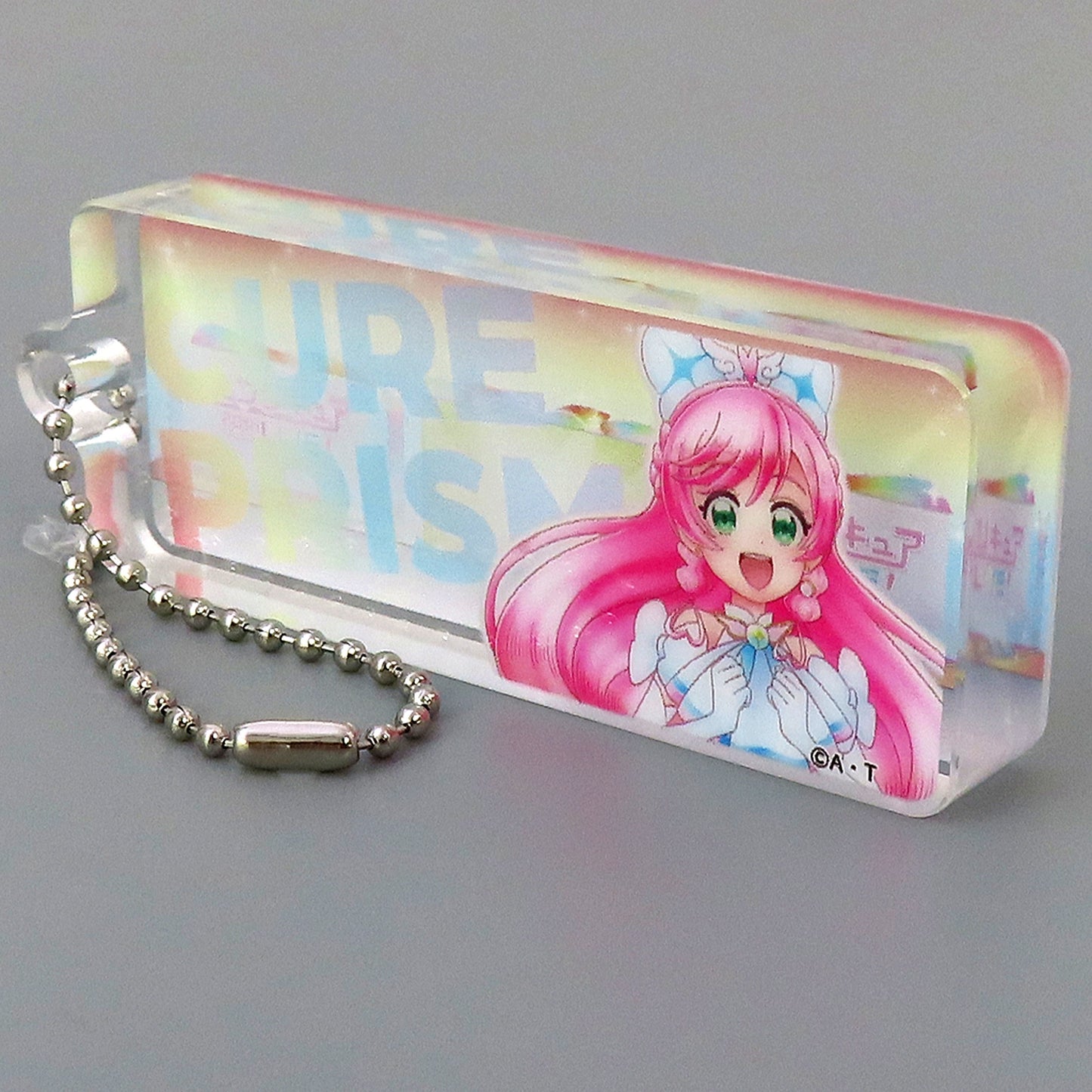 Cure Prism All Precure 20th Anniversary LIVE! Acrylic Block Keychain 2021-2023 [USED]