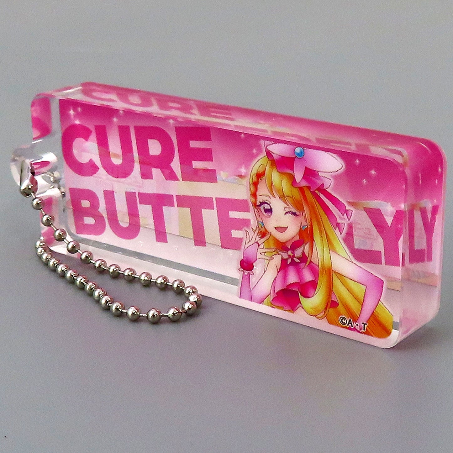 Cure Butterfly All Precure 20th Anniversary LIVE! Acrylic Block Keychain 2021-2023 [USED]