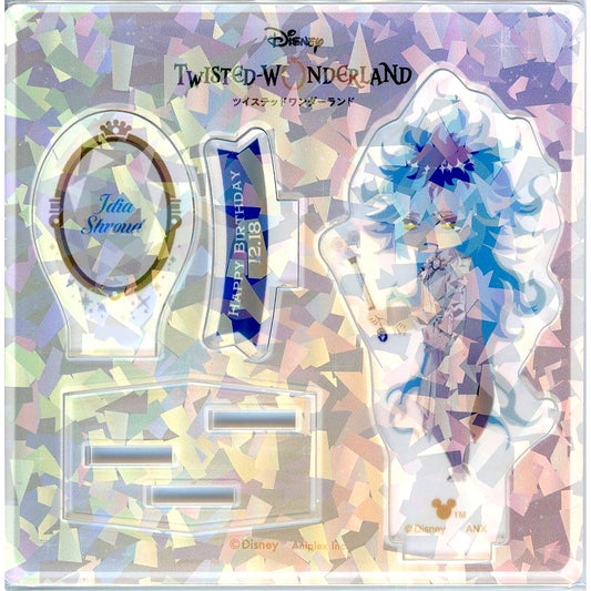 Idia Shroud Hologram Mini Acrylic Stand Platinum Jacket Ver. Disney: Twisted-Wonderland Birthday [USED]