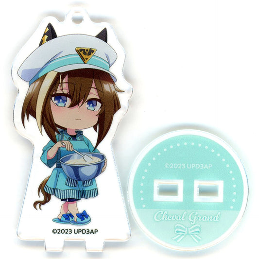 Cheval Grand Uma Musume Pretty Derby Season 3 x animatecafe Trading Acrylic Keychain [USED]
