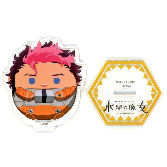 Guel Jeturk Bob Mobile Suit Gundam: The Witch from Mercury Fuwa Kororin Acrylic Stand Premium Bandai Limited BOX Purchase Bonus [USED]