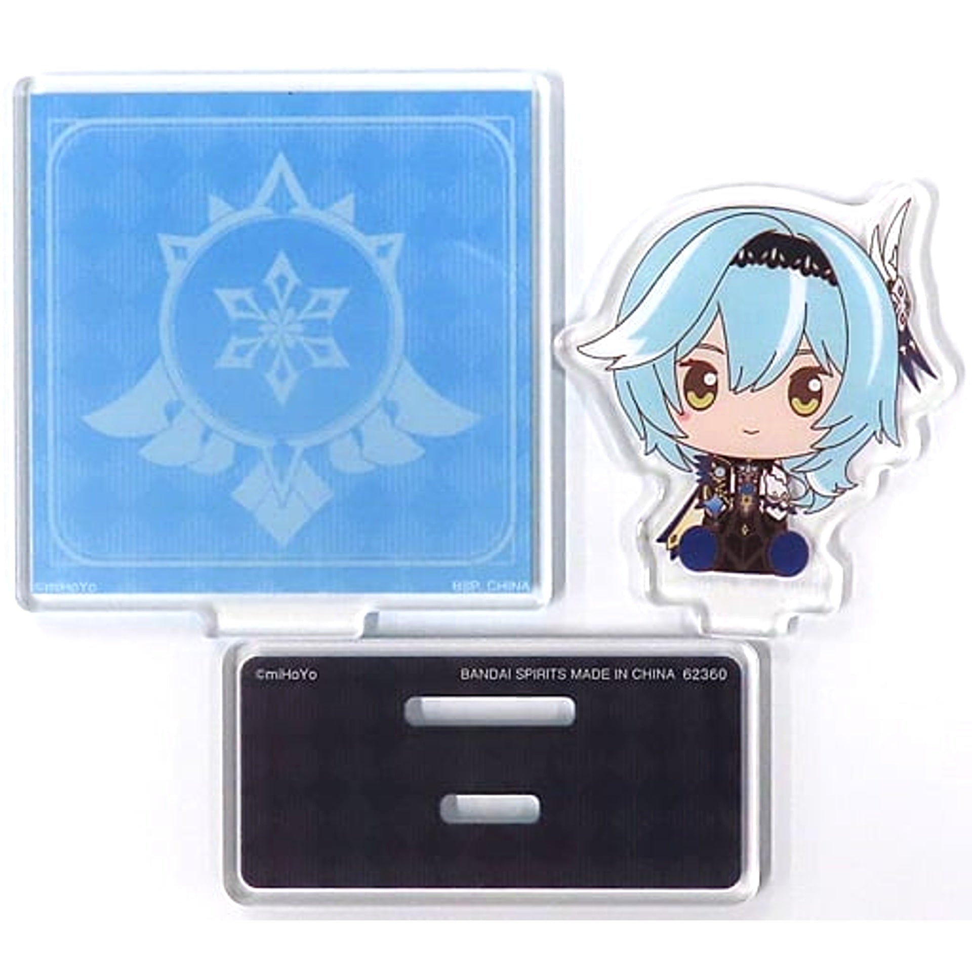 Ichiban Kuji Genshin Impact Eula Diorama Acrylic Stand Prize G Acrylic Stands [USED]