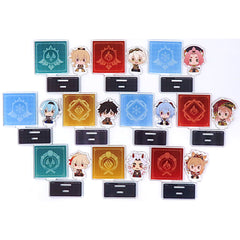 Genshin Jean & Others All 10 Types Set Ichiban Kuji Diorama Acrylic Stand Prize G Acrylic Stands [USED]