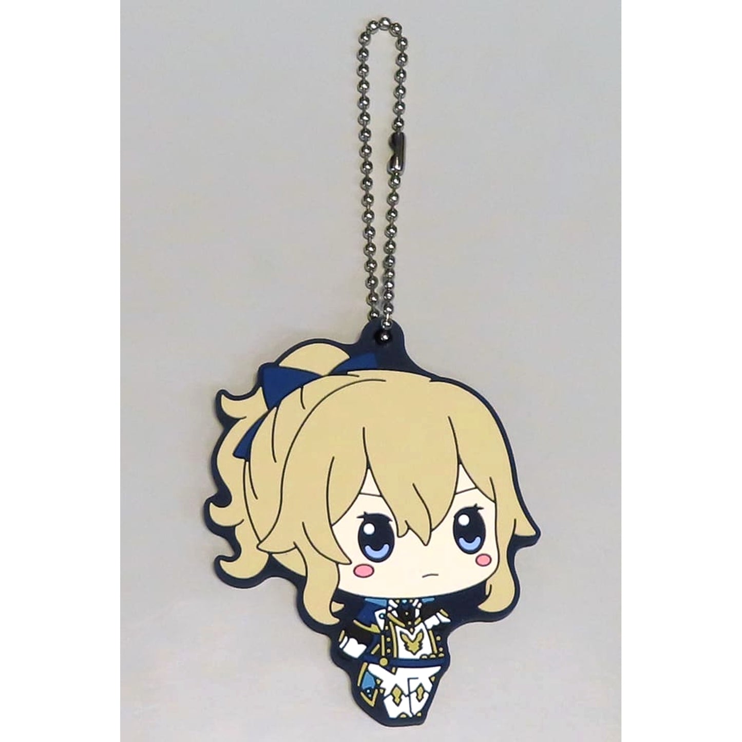 Genshin Jean Ichiban Kuji Rubber Keychain Chokonokko Prize H Keychains [USED]