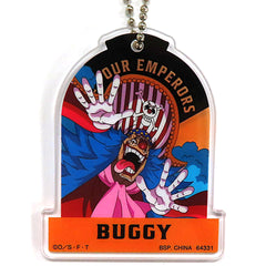 One Piece Buggy Ichiban Kuji New Four Emperors Acrylic Charms Prize G Charm [USED]