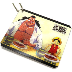 One Piece Luffy Teach Lenticular Ichiban Kuji New Four Emperors Acrylic Charms Prize G Charm [USED]