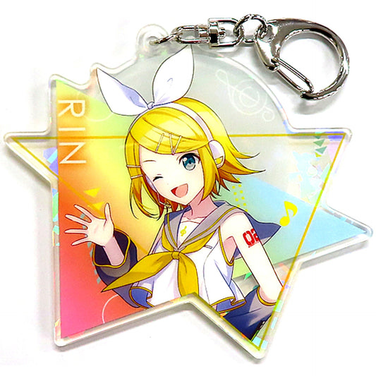 Kagamine Rin E Prize Project Sekai Colorful Stage feat. Hatsune Miku Vol.4 Acrylic Keychain Sega Lucky Kuji [USED]