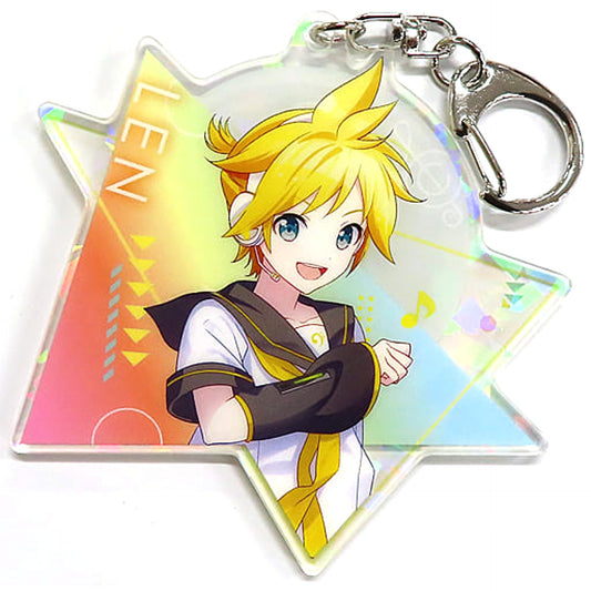 Hatsune Miku: Colorful Stage! Len Kagamine Sega Lucky Kuji Acrylic Keychain Vol.4 Prize E Keychains [USED]