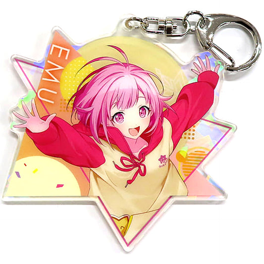 Hatsune Miku: Colorful Stage! Emu Otori Sega Lucky Kuji Acrylic Keychain Vol.4 Prize E Keychains [USED]