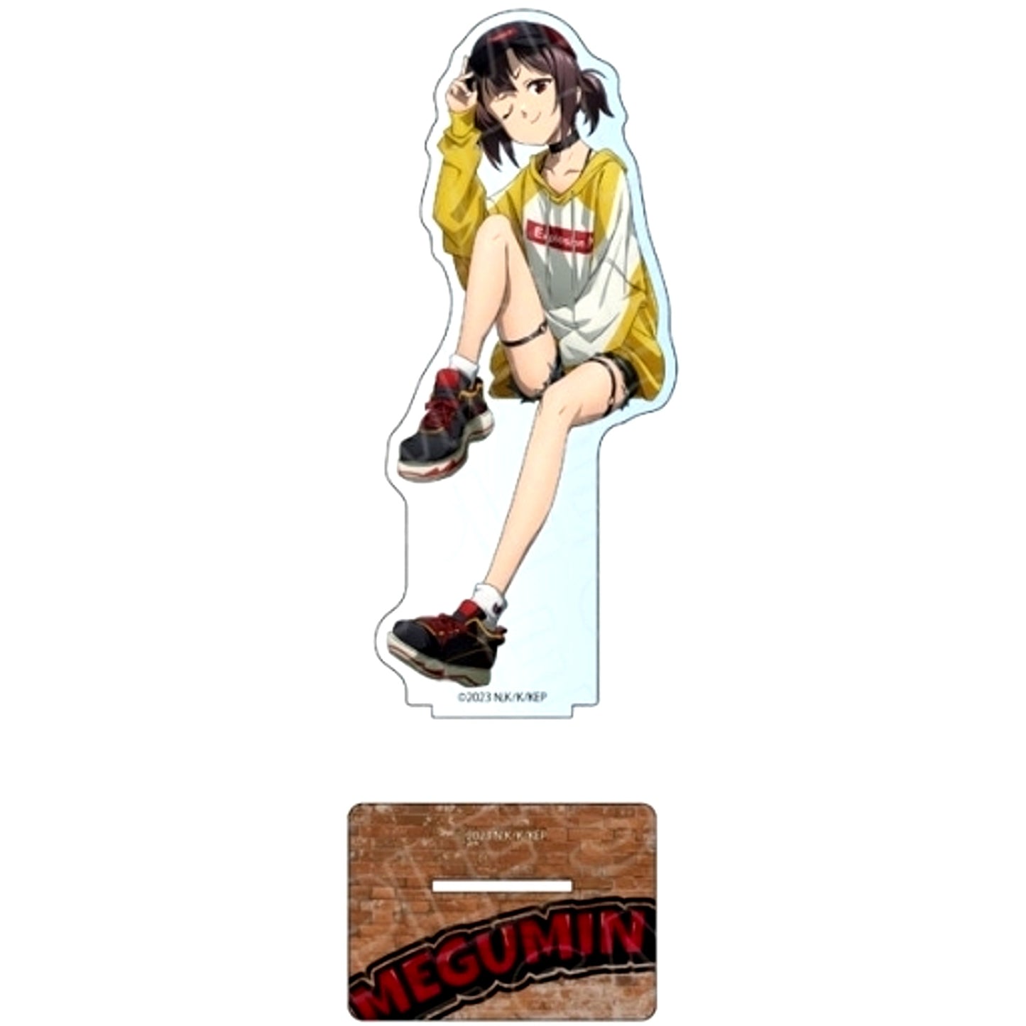 Megumin street style Ver. Big Acrylic Stand KonoSuba An Explosion on This Wonderful World [USED]