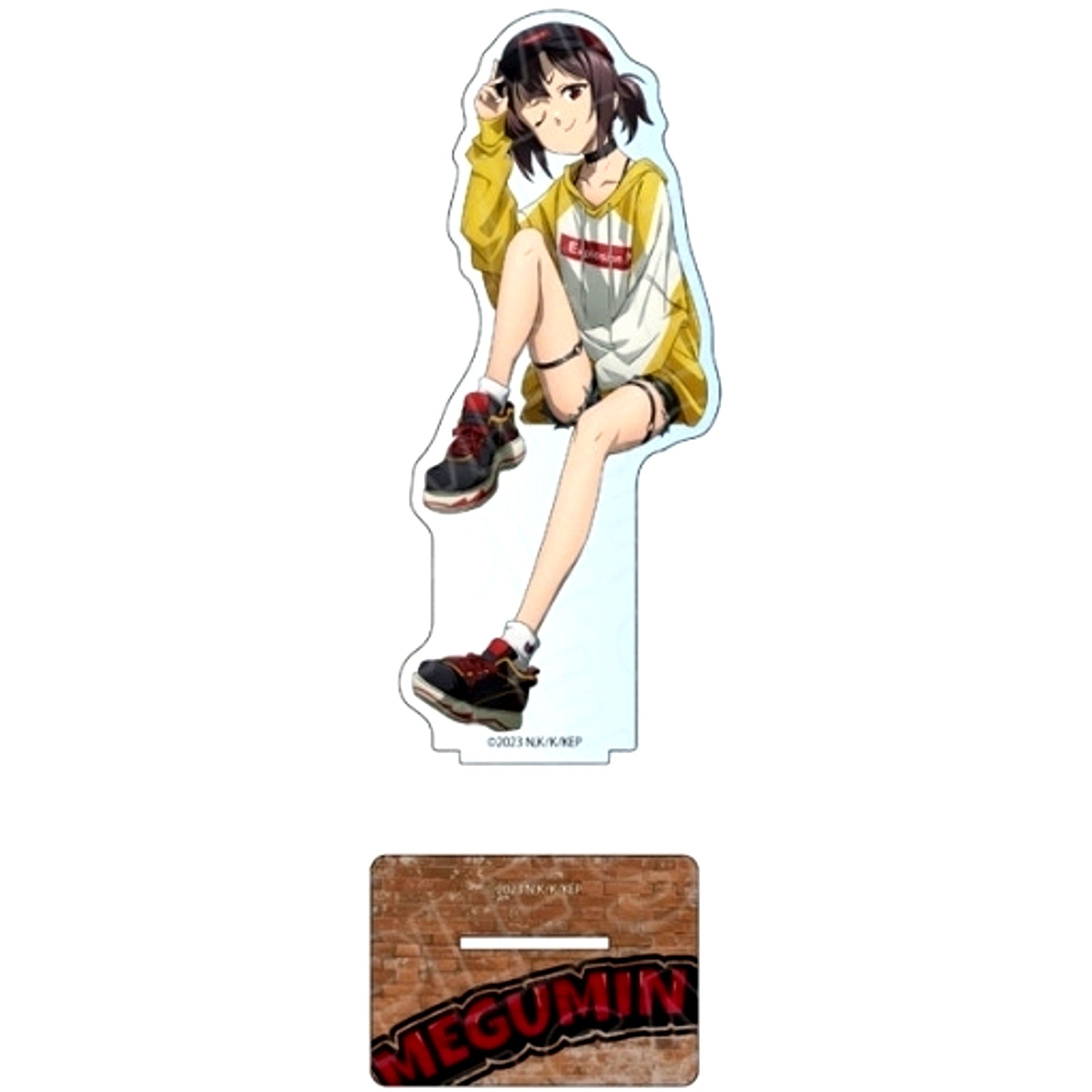 Megumin street style Ver. Big Acrylic Stand KonoSuba An Explosion on This Wonderful World [USED]