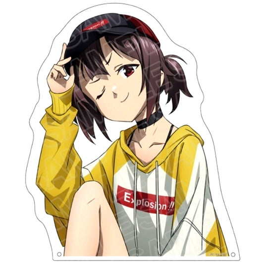 Megumin street style Ver. Extra Large Die-Cut Acrylic Board KonoSuba An Explosion on This Wonderful World [USED]