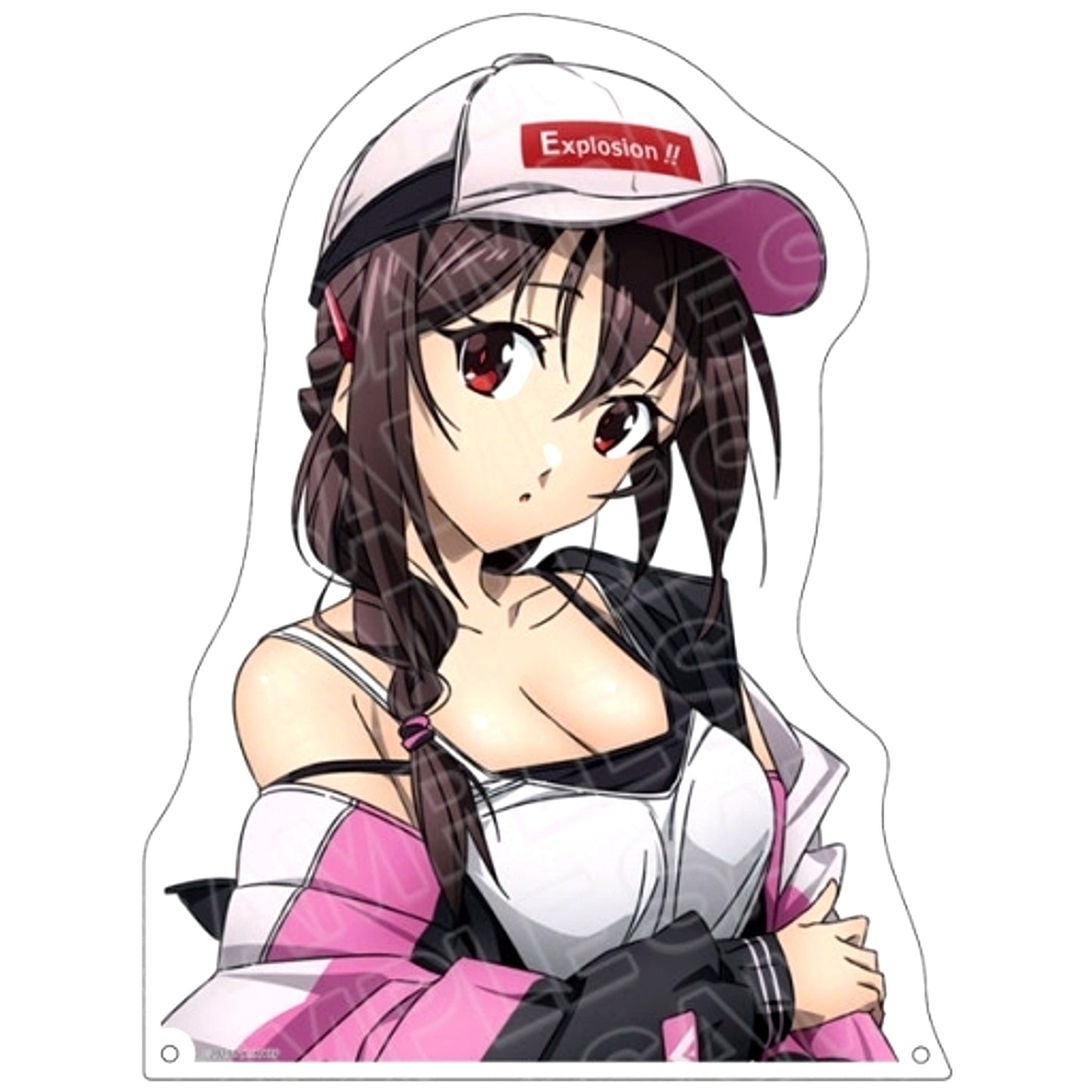 Yunyun street style Ver. Extra Large Die-Cut Acrylic Board KonoSuba An Explosion on This Wonderful World [USED]