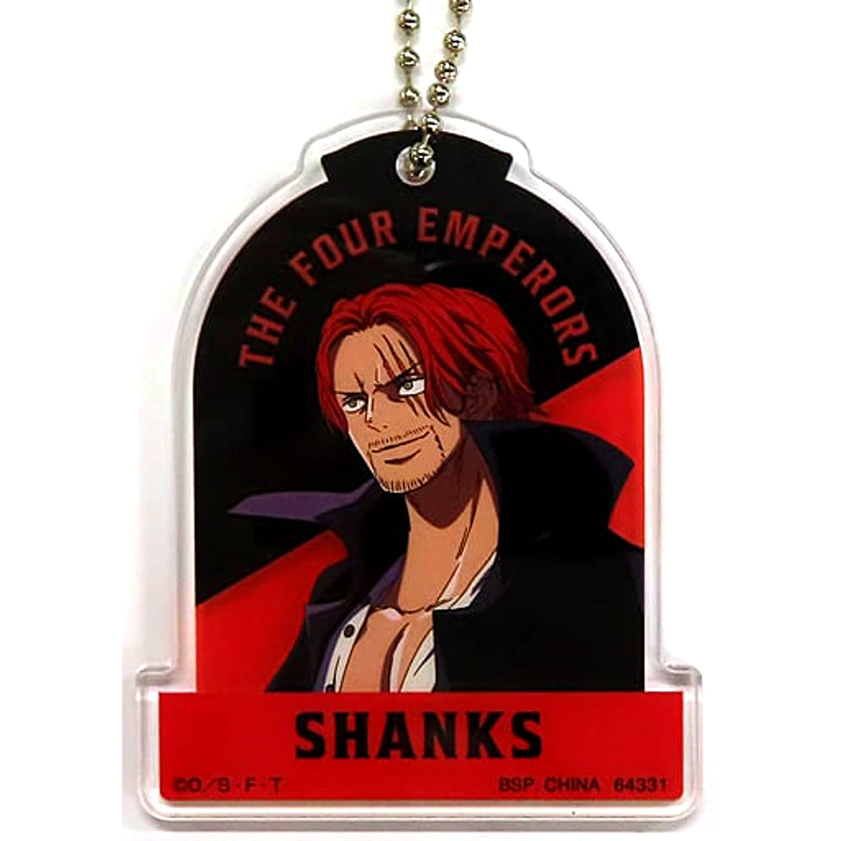 Shanks One Piece Ichiban Kuji New Four Emperors Acrylic Charms Prize G [USED]