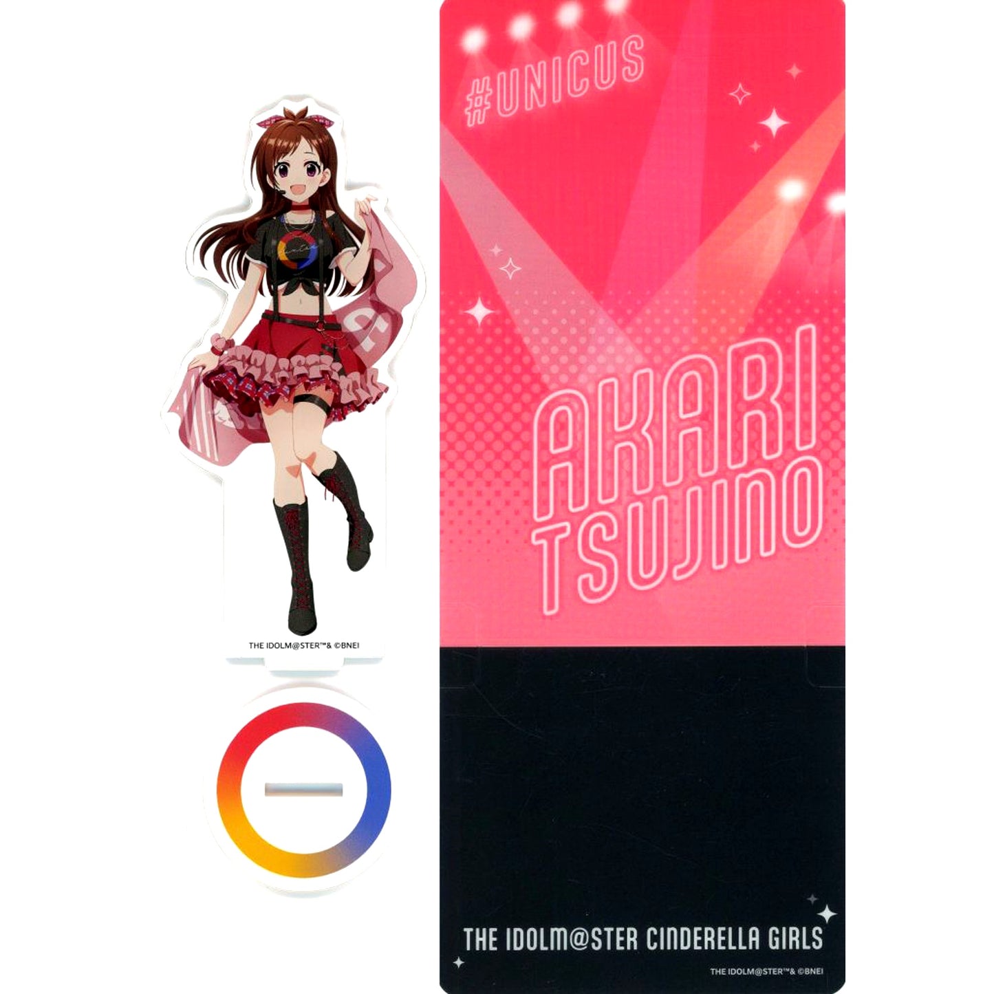 Akari Tsujino THE IDOLM@STER CINDERELLA GIRLS Drawn Acrylic Stand with Background FUNTOS [USED]