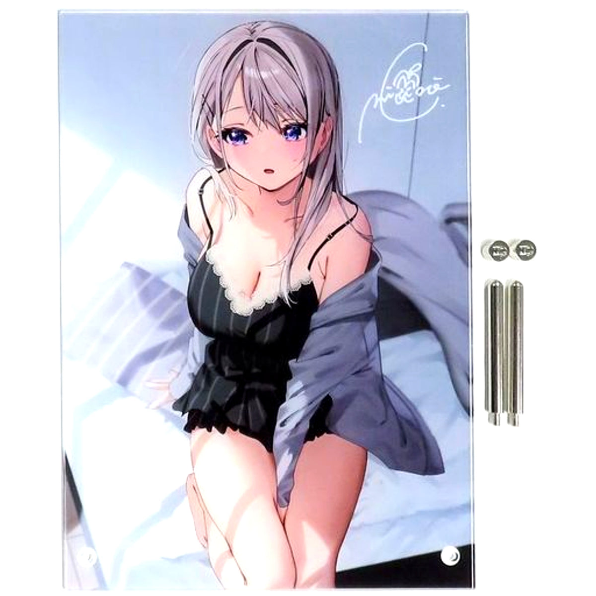 Shino Saotome Minori Chigusa Autographed A 23' Spring Collection Acrylic Art [USED]