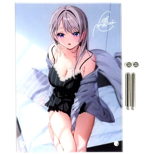 Shino Saotome Minori Chigusa Autographed A 23' Spring Collection Acrylic Art [USED]