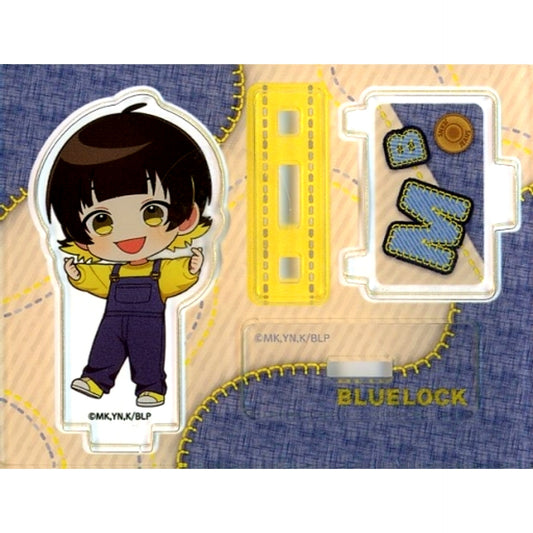 Meguru Bachira Blue Lock Trading Acrylic Stand Denim Mini Character ver. C103 Goods [USED]