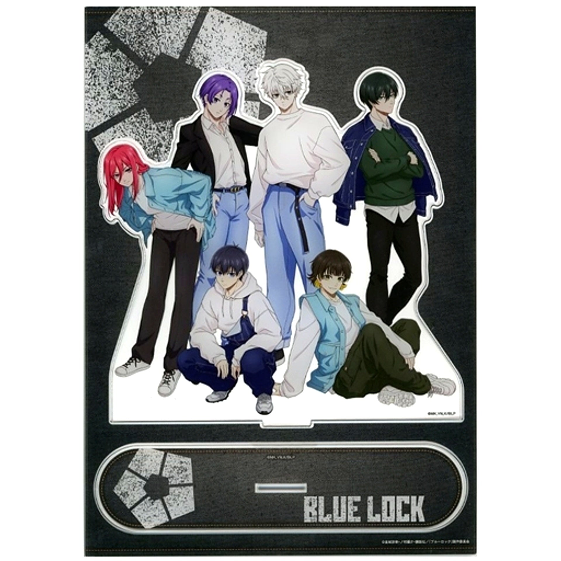 Group BIG Acrylic Stand Denim Ver. Blue Lock C103 Goods [USED]