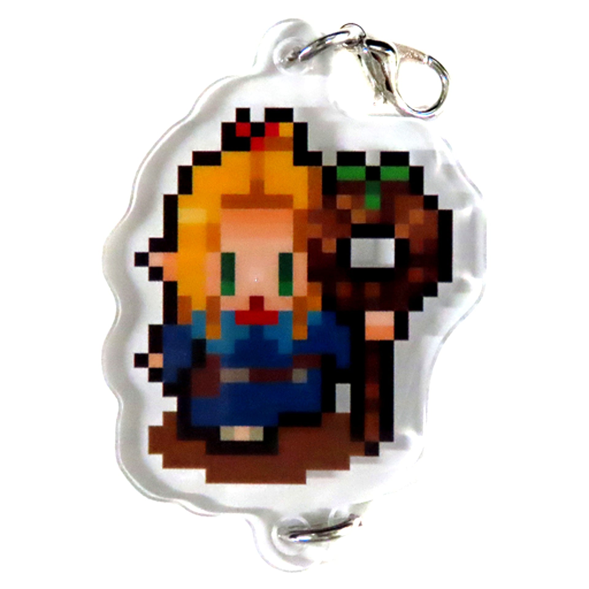 Marcille Delicious in Dungeon Connecting Pixel Art Acrylic Charm Theater Goods [USED]